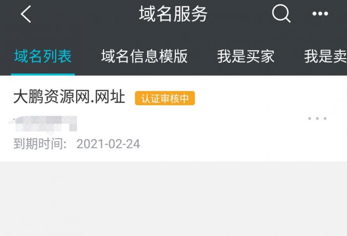 阿里云免费撸一个价值2千多元 .网址 .餐厅 后缀域名插图2