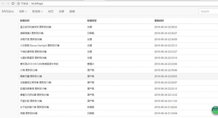MVideo影视自动采集系统全开源插图
