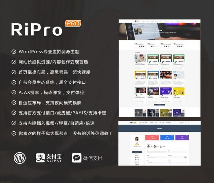 RIPro主题 v7.2 免授权修复后门完美版插图 RIPro主题 v7.2 免授权修复后门完美版插图