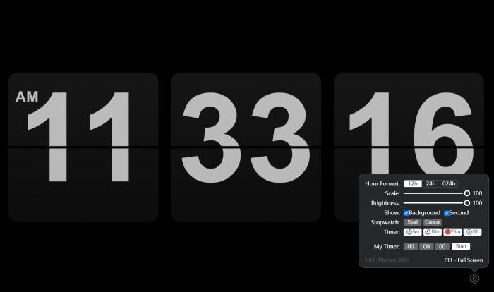 精美多功能翻页时钟源码-源来如此