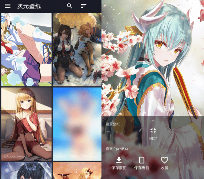 安卓次元壁纸v2.3.0 纯粹简洁的二次元壁纸-源来如此