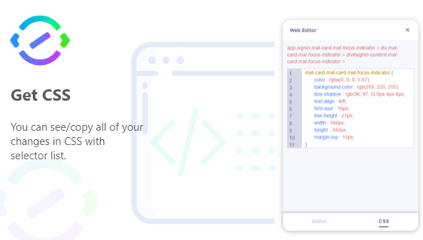 Web Editor插件(网页样式在线编辑器)v1.0.0 官方版下载-源来如此