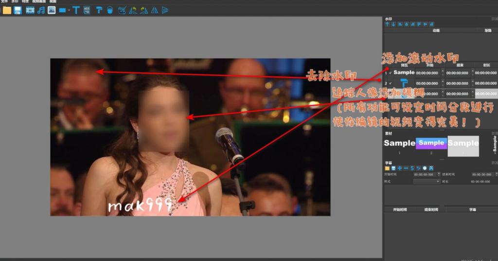 视图批量添加去除水印和字幕编辑DikDik软件-源来如此