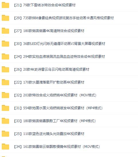 【扣绿幕特效】非常全的4063套视频特效素材分享-源来如此