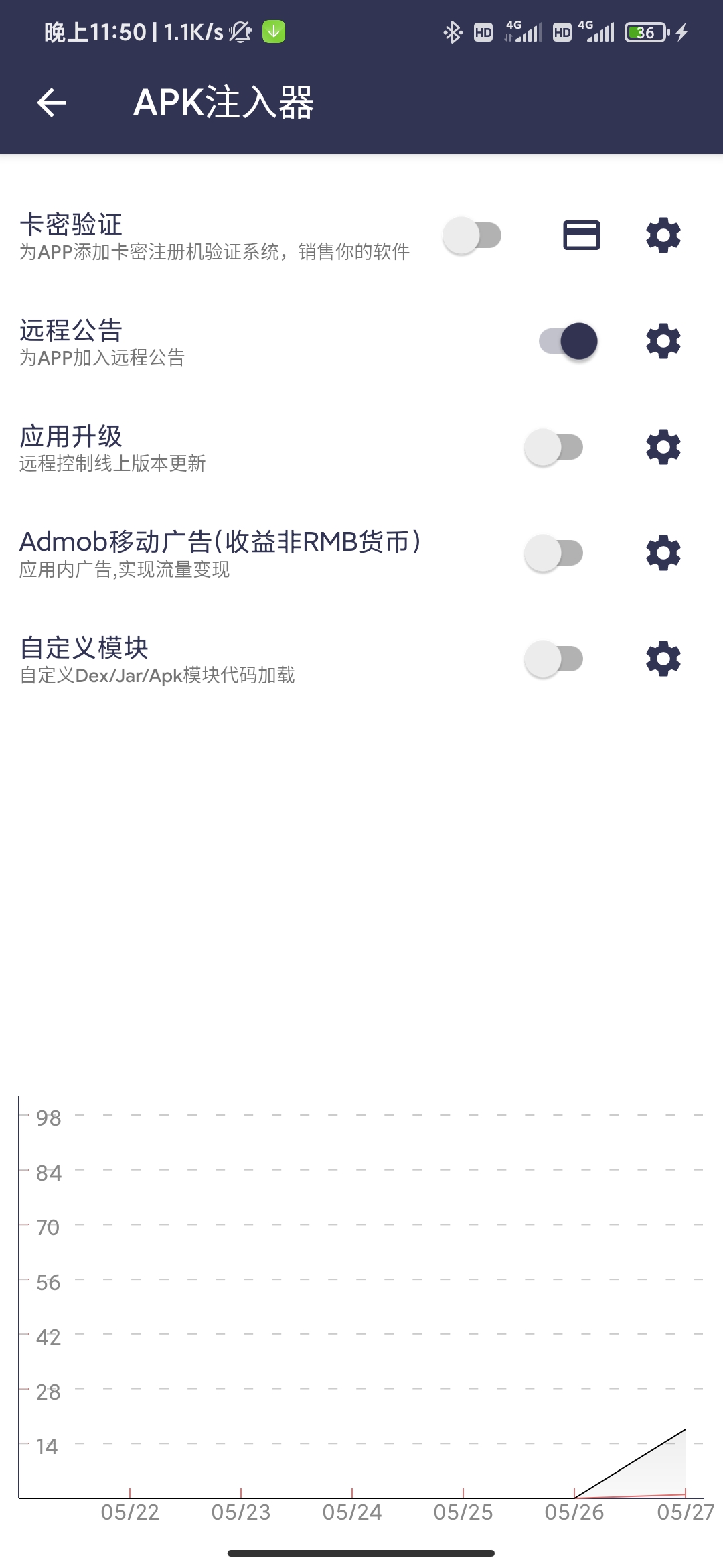 Arm pro 支持网络弹窗/卡密/应用升级 脱壳等功能插图1