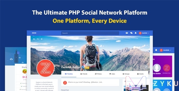 Sngine – 终极PHP社交网络平台 v3.4 带手机APP-源来如此