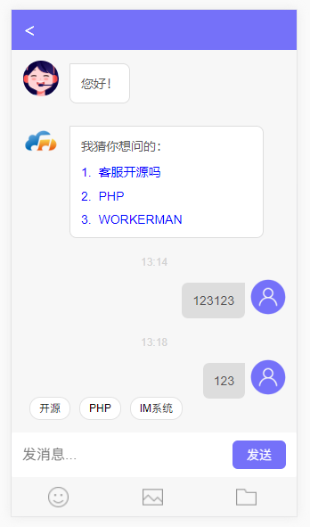 在线客服系统IM即时通讯聊天源码-源来如此