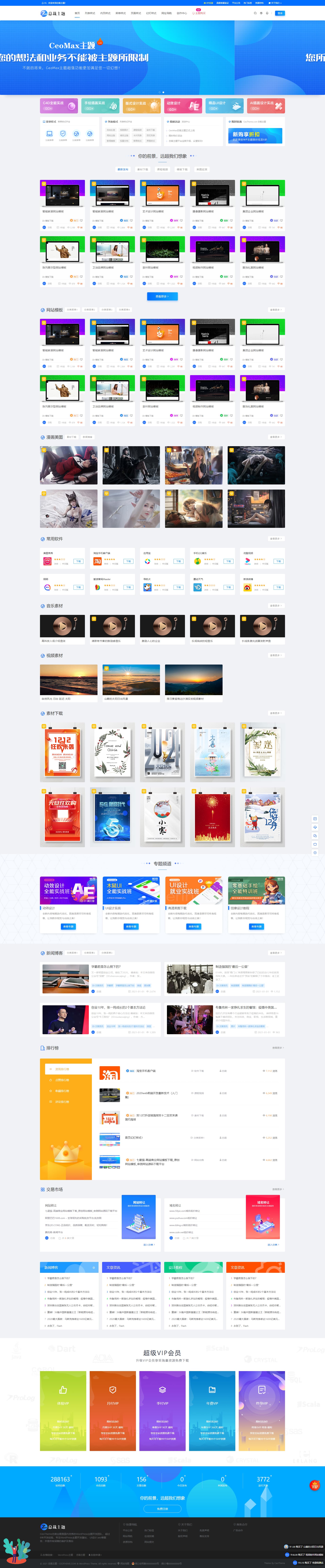 总裁主题CeoMax v3.9.1破解版-WordPress主题+全网首发+站长亲测-源来如此