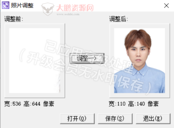 1寸相片调整单文件小工具-源来如此